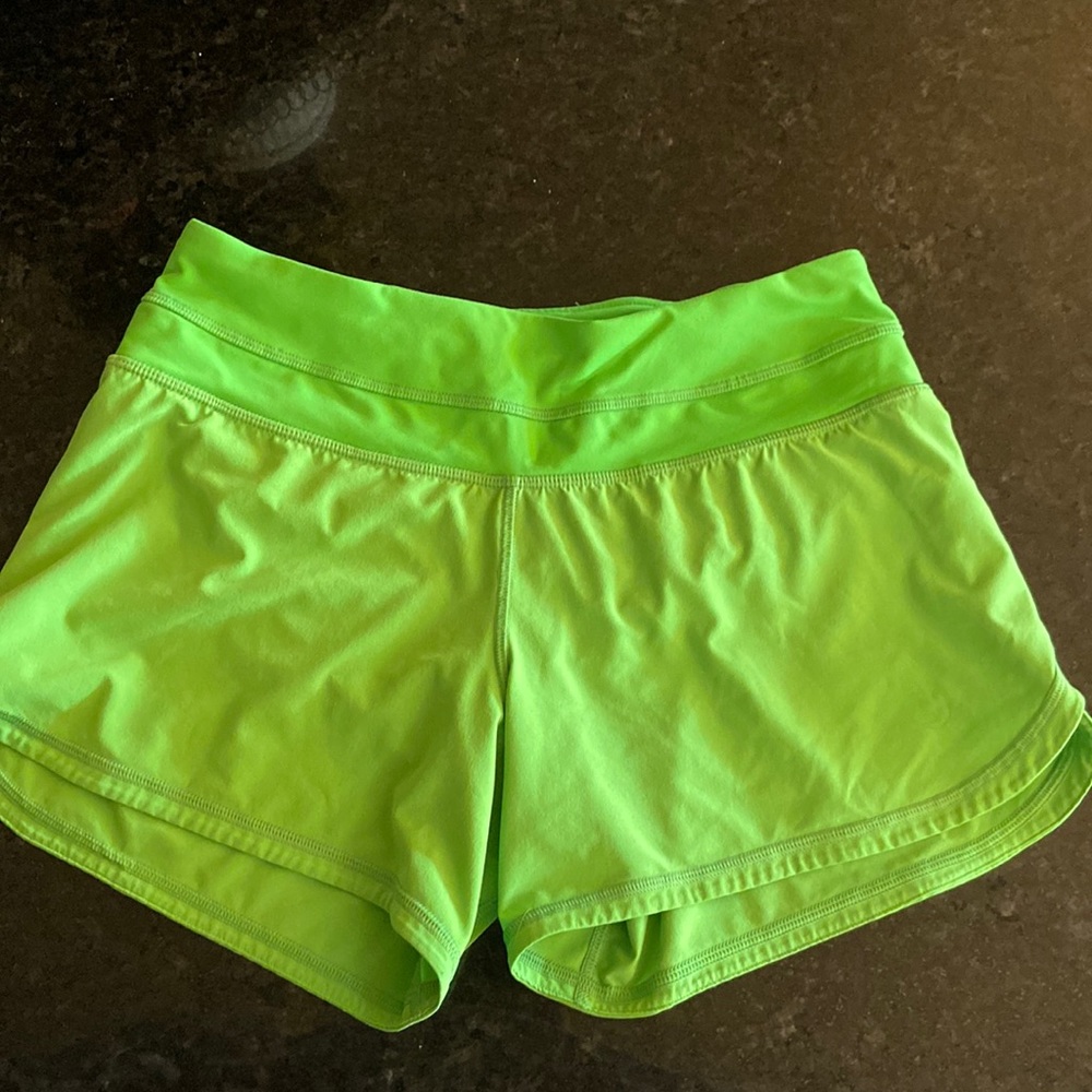 Green Lululemon Shorts